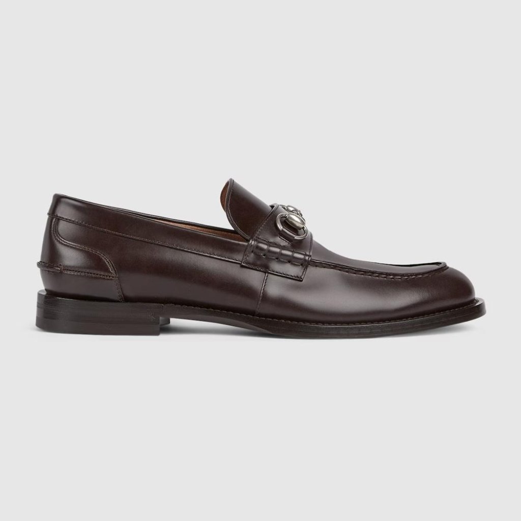 Gucci Leather Loafers With Horsebit Uk 9 Men